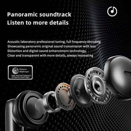 Lenovo EA120 Auriculares Bluetooth 5.4 Semiinternos Confort Ergonómico Todo El Día Y Batería Prolongada