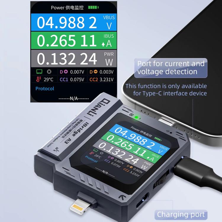 Qianli iBridge A3 Probador De Análisis De Conectores Detección Corriente