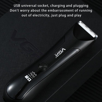 VGR V-951 Cortadora De Pelo Portátil Con Pantalla LED USB