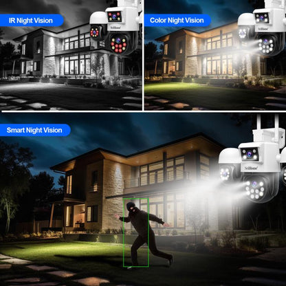 SriHome SH069 Cámara De Seguridad Con Zoom Digital 3X Para Hogar