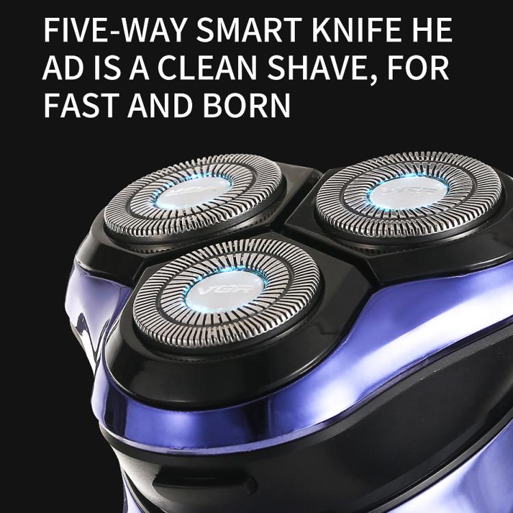 VGR V-305 Afeitadora Eléctrica Hombre IPX7 Resistente