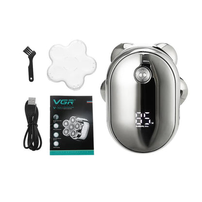 VGR V-395 Afeitadora Eléctrica 6 Cabezales para Rostro