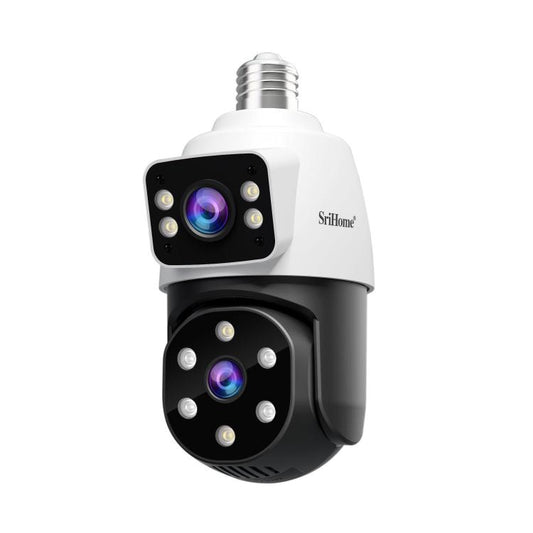 SriHome SH068 E27 4MP Light Bulb Camera IP66 Waterproof