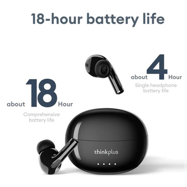 Lenovo LP5 Pro TWS Auriculares Bluetooth 5.4 con 18 Horas de Batería