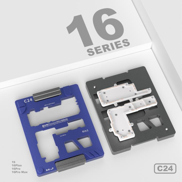 Mijing C24 Fixture De Pruebas Para iPhone 16 Diseño Hueco
