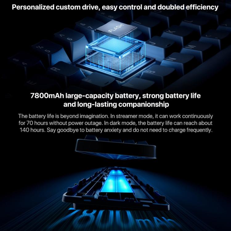 Xiaomi MK71 Pro Teclado Mecánico Inalámbrico 7800 mAh RGB