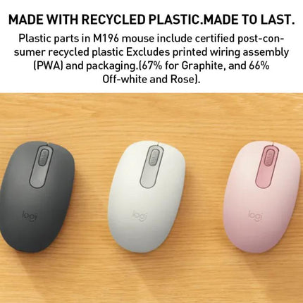 Logitech M196 Bluetooth Wireless Mouse Batería12Meses by Logitech