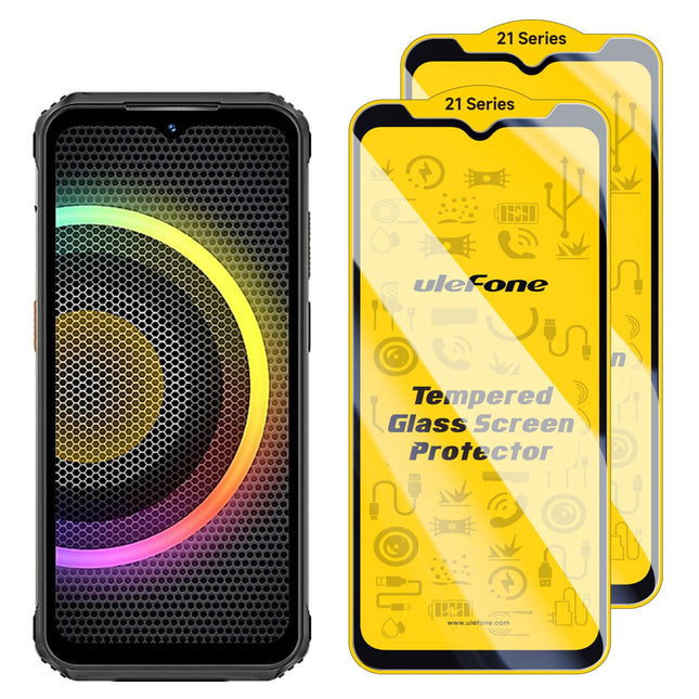 Protector de pantalla templado Ulefone Armor 21 9H 0.33mm 2 piezas pack