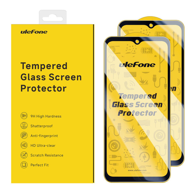 Protector de pantalla templado Ulefone Armor 22 9H 0.33mm 2 piezas pack