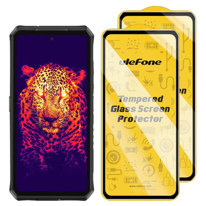 Ulefone 9H HD Protector Pantalla Antihuellas Templado Pack 2