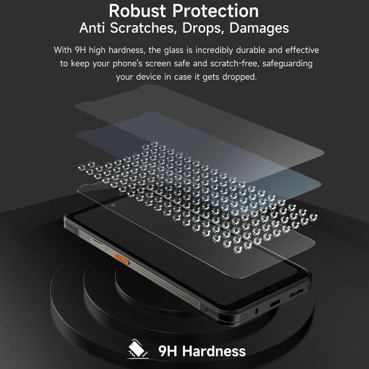 Ulefone 9H HD Protector Pantalla Antihuellas Templado Pack 2