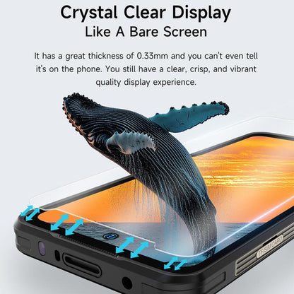 Ulefone 9H HD Protector Pantalla Antihuellas Templado Pack 2