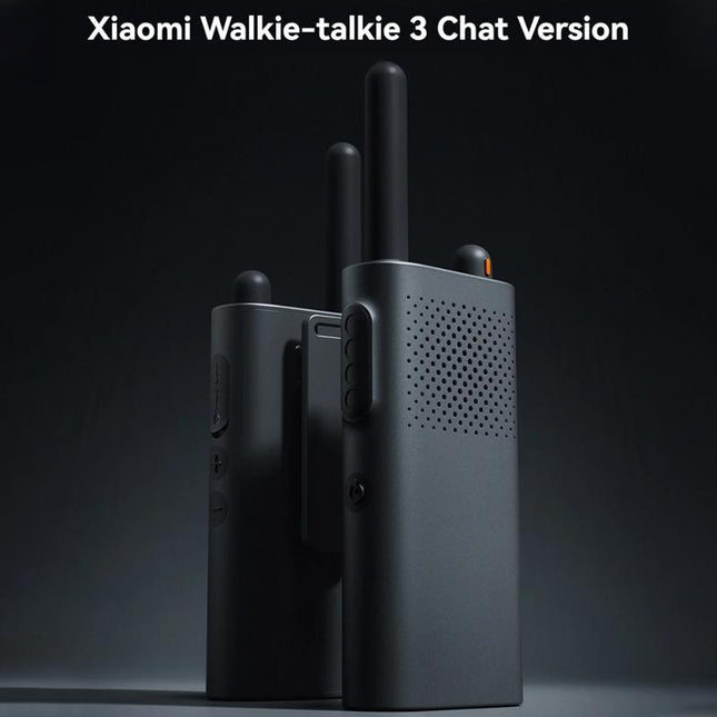 Xiaomi Walkie Talkie 3 Versión Chat 3W 2000mAh 1-5km Gris Oscuro