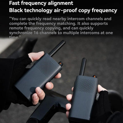 Xiaomi Walkie Talkie 3 Versión Chat 3W 2000mAh 1-5km Gris Oscuro