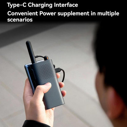 Xiaomi Walkie Talkie 3 Versión Chat 3W 2000mAh 1-5km Gris Oscuro