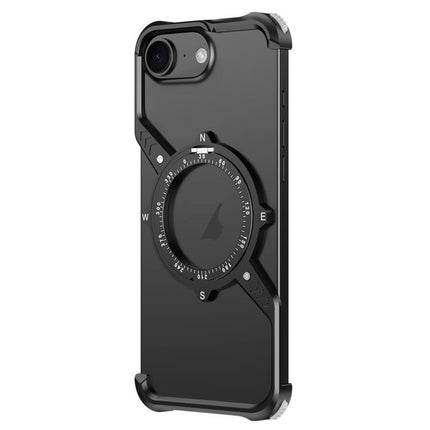 S Shaped S360 Funda MagSafe IPhone Metal Airbag Desmontable Tornillos Protección Ultra Resistente