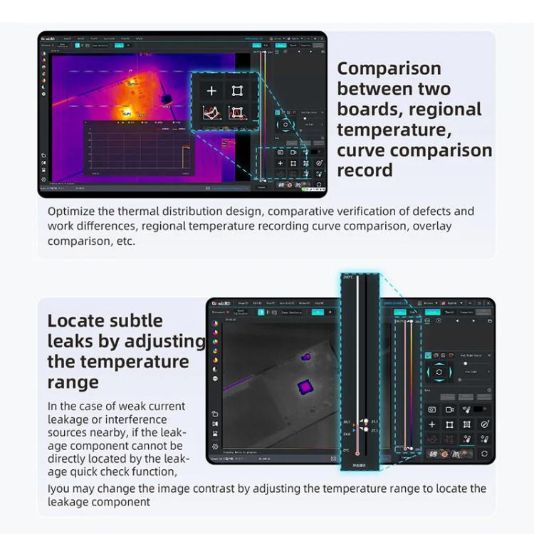 QianLi L256 iStele Cámara termográfica Dual espectral