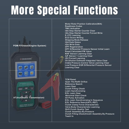 KONNWEI KW420 Escáner OBD2 Pantalla Color 2.8 Pulgadas