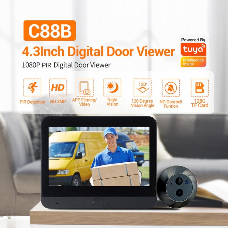 ESCAM C88 Videoportero Inteligente WiFi 1080P Batería 5000mAh