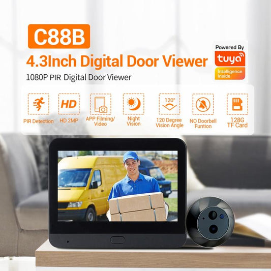 ESCAM C88 Videoportero Inteligente WiFi 1080P Batería 5000mAh