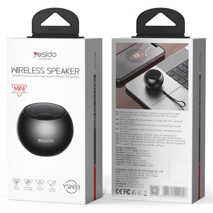 Yesido YSW33 Mini Altavoz Inalámbrico Aluminio Compacto 3W