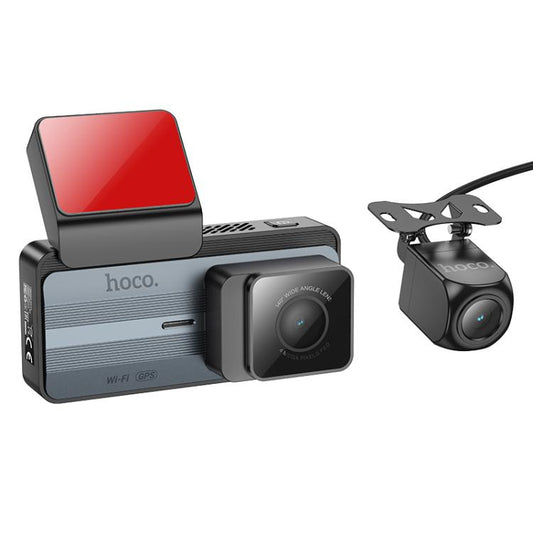 Hoco DV12 Dash Cam GPS 2K Cámara Trasera Para Vehículo