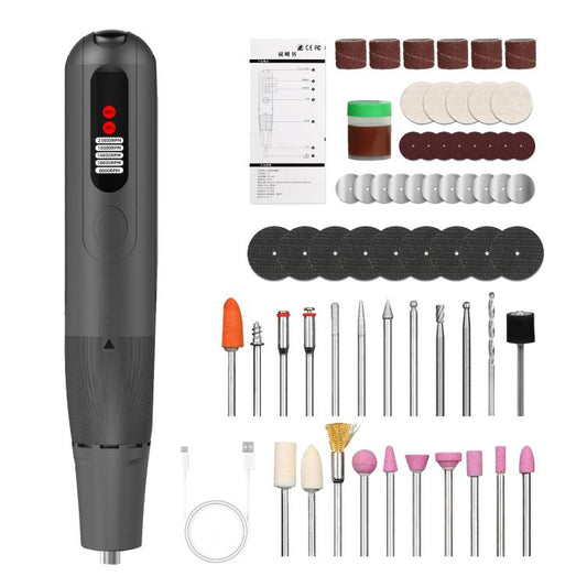 Kaisi EG160 Lijadora Eléctrica de Grabado Kit 5 Velocidades