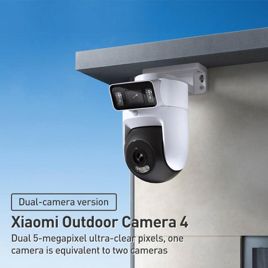 Xiaomi Cámara Exterior MJSXJ10HL Doble Sensor 5MP Resolución 3K a Prueba de Agua IP66