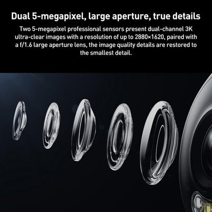 Xiaomi Cámara Exterior MJSXJ10HL Doble Sensor 5MP Resolución 3K a Prueba de Agua IP66