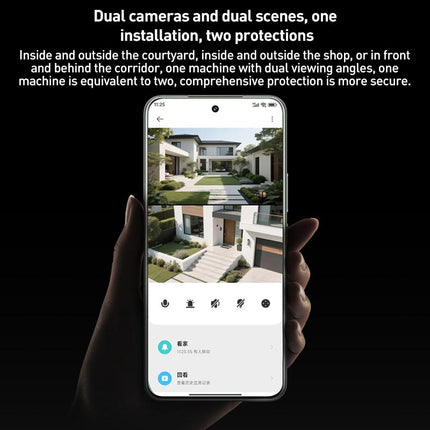 Cámara Exterior Xiaomi MJSXJ10HL Doble 5MP 3K IP66 Blanco