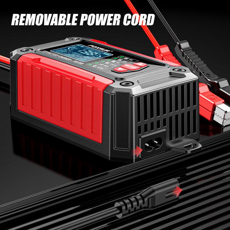 FOXSUR FTC-1206 Cargador Probador De Batería 12V 2 En 1