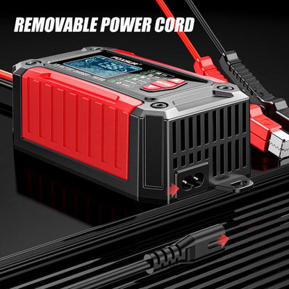 FOXSUR FTC-1206 Cargador Probador De Batería 12V 2 En 1