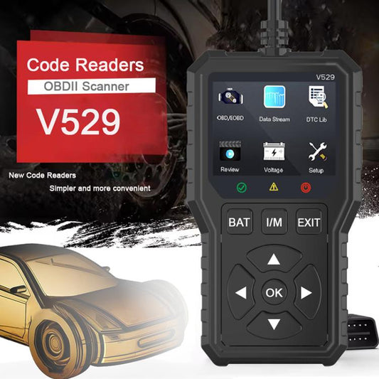 FOXSUR V529 Lector OBD2 Del Motor Pantalla 2,8 Pulgadas