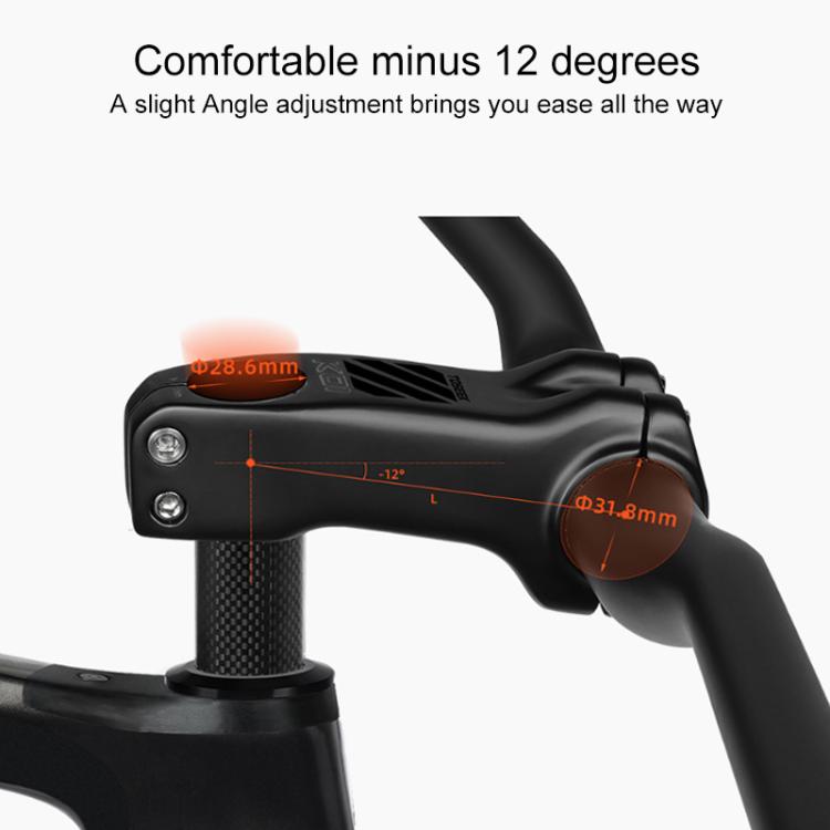 TOSEEK K01 Manillar Bicicleta Fibra De Carbono Riser