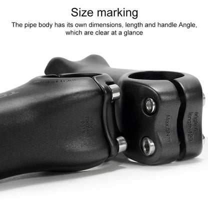 TOSEEK K04 Manillar Bicicleta Carbono Ligero 31.8mm 6/17°
