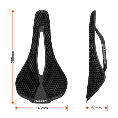 TOSEEK P300 Asiento de Bicicleta de Fibra de Carbono