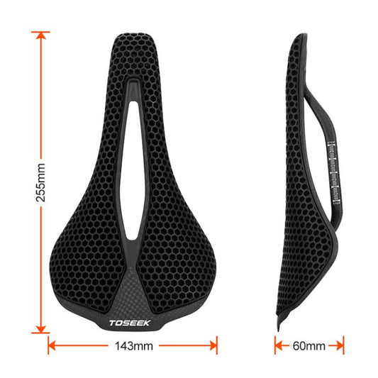 TOSEEK P300 Asiento de Bicicleta de Fibra de Carbono