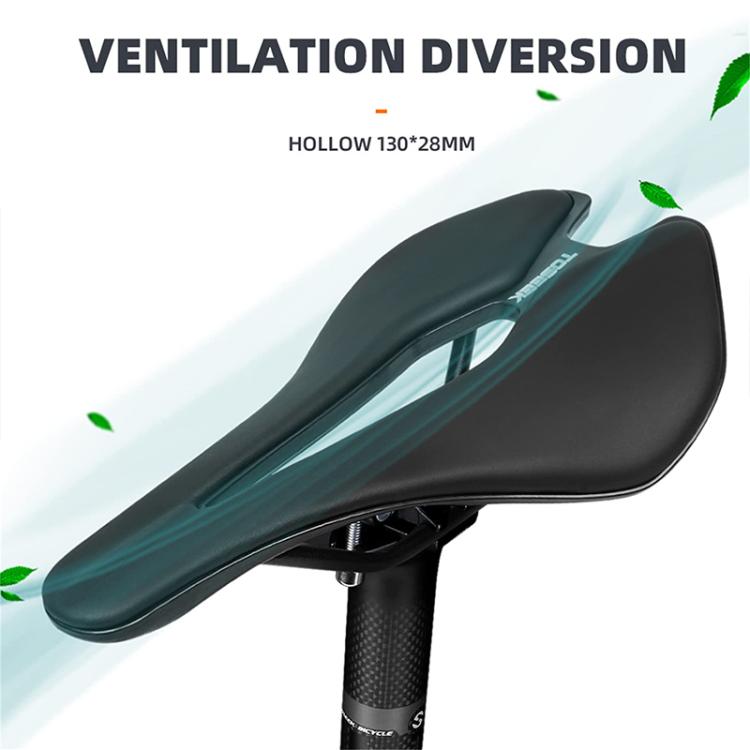 TOSEEK TS101 Silla De Bicicleta Cuero Ventilación Avanzada
