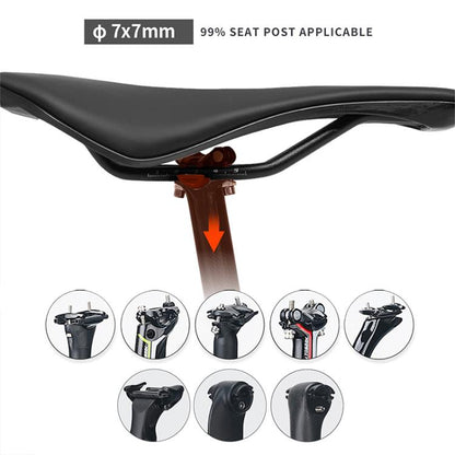 TOSEEK TS101 Silla De Bicicleta Cuero Ventilación Avanzada