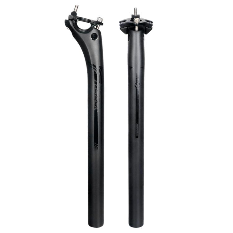 TOSEEK Tija Sillín Bicicleta Fibra Carbono Angulo Ajustable