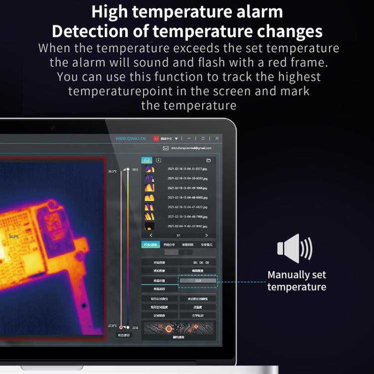 QianLi Super Cam Y 3D Cámara Termográfica Infrarroja