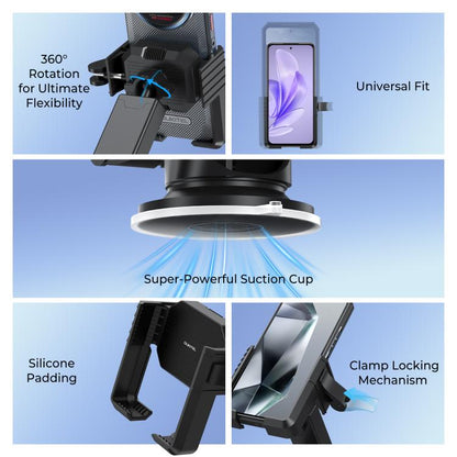 OUKITEL 360 Grados Soporte Teléfono Bicicleta Rotatorio Universal Ajustable