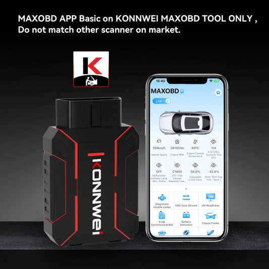 KONNWEI MAXOBD Full Car Scanner OBD2 Lectura De Códigos