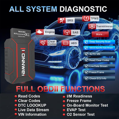 KONNWEI MAXOBD Full Car Scanner OBD2 Lectura De Códigos