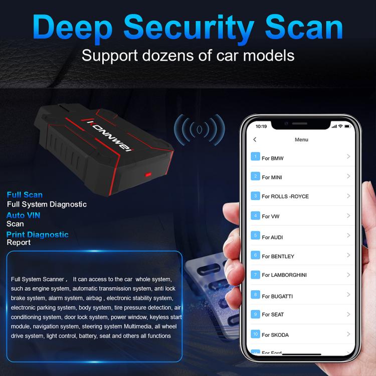 KONNWEI MAXOBD Full Car Scanner OBD2 Lectura De Códigos