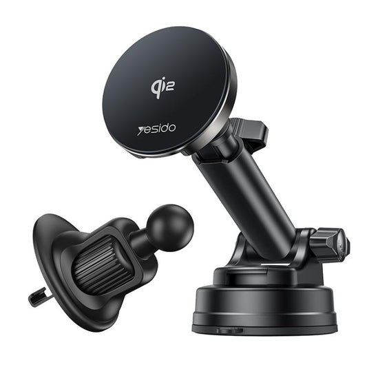 Yesido DS30 2 en 1 Soporte Cargador Inalambrico Coche 15W