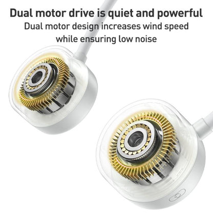 Yesido YF17 Ventilador Portátil Ajustable de Cuello Batería de 1000 mAh Tres Modos de Viento