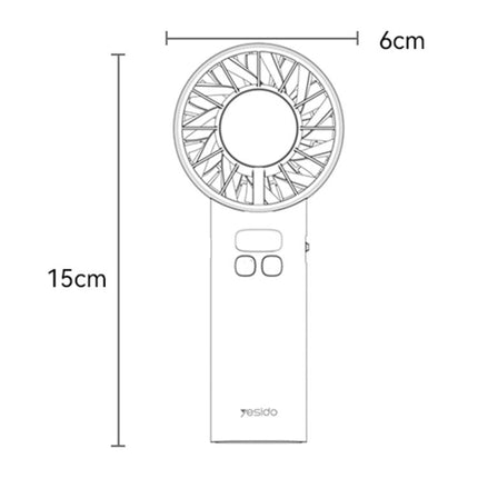 Yesido YF18 Ventilador de Mano Sin Escobillas 3600mAh by Yesido