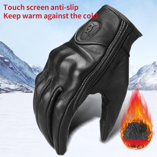 GHOST RACING GR-ST07 Guantes Moto Invierno Forro Terciopelo
