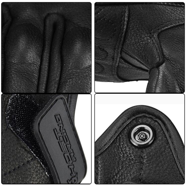 GHOST RACING GR-ST07 Guantes Moto Invierno Forro Terciopelo